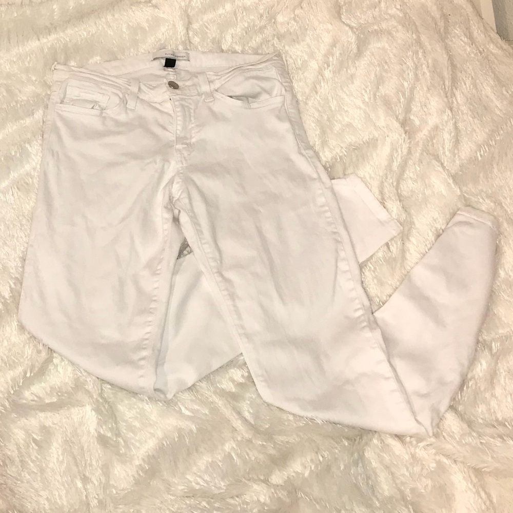 White flying monkey skinny jeans